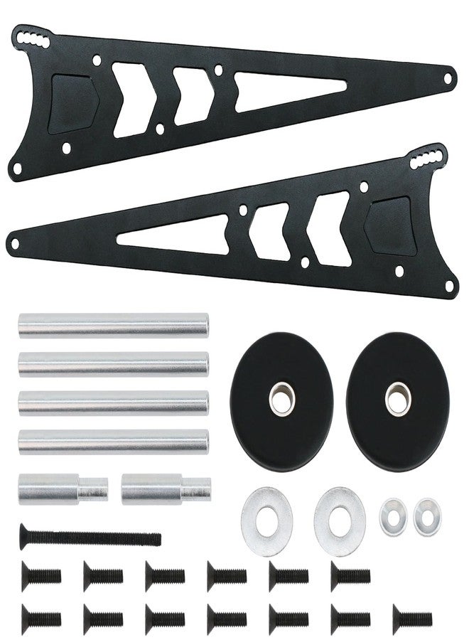 POLANTA Aluminum Alloy Wheelie Bar Kit Tail Wheel Head Up Compatibility with 1/10 Slash 2WD Rustler Bandit RC Trucks Upgrades - Image 1